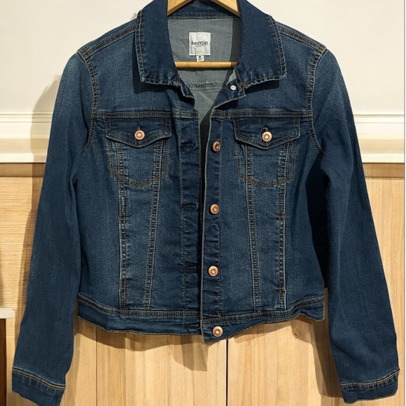 Kensie Jackets & Blazers - Kensie Kids Dark Blue Jean Jacket
